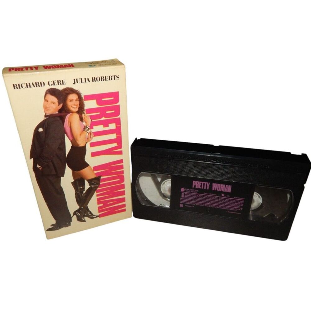 PRETTY WOMAN Julia Roberts Richard Gere vintage VHS in original paper case